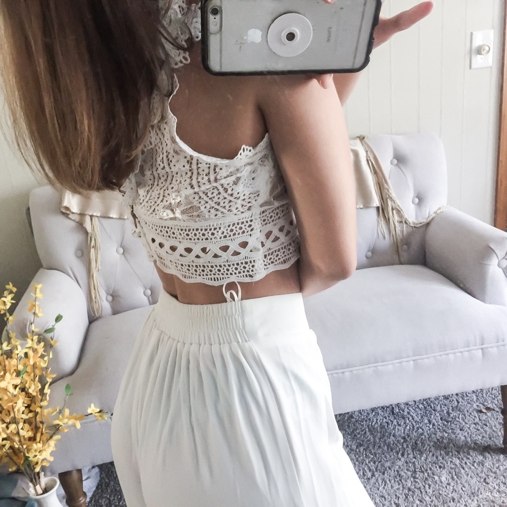 Rio de Janeiro White Chiffon Set - Picture 7 of 9